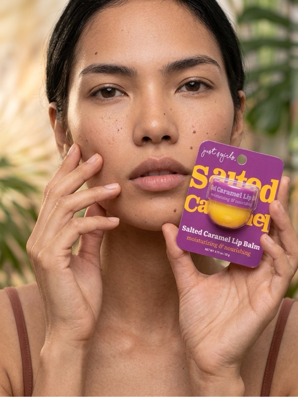 Salted Caramel Lip Balm – Hydrating Caramel (Purple Pack)